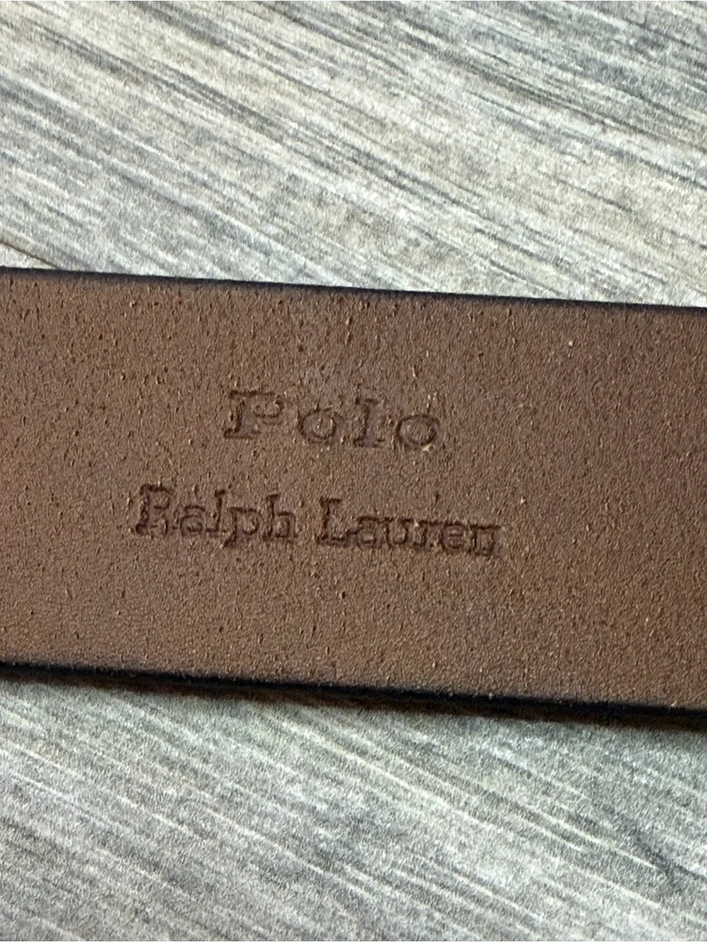 Polo Ralph Lauren Leather Belt Brown 125 Cm Mens Size 50 EUC